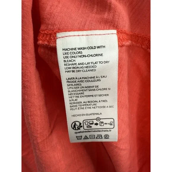 Anthropologie Pilcro Jordyn Perfect Oversized Cotton Slub Tee Size Large - Picture 7 of 7